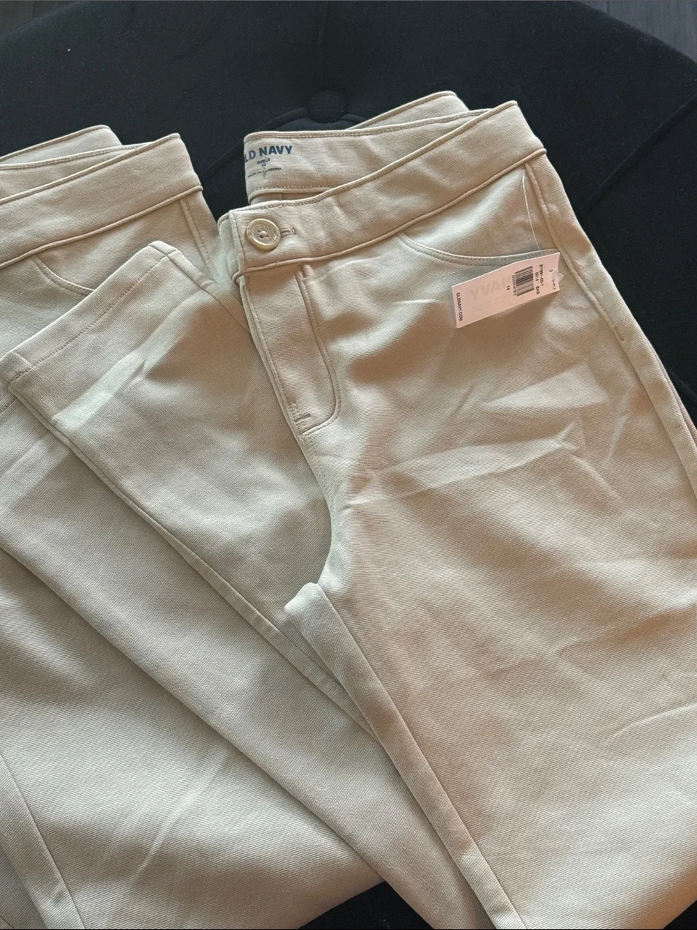 Uniform Old Navy Girls  Slim Stretch Jeggings in Beige